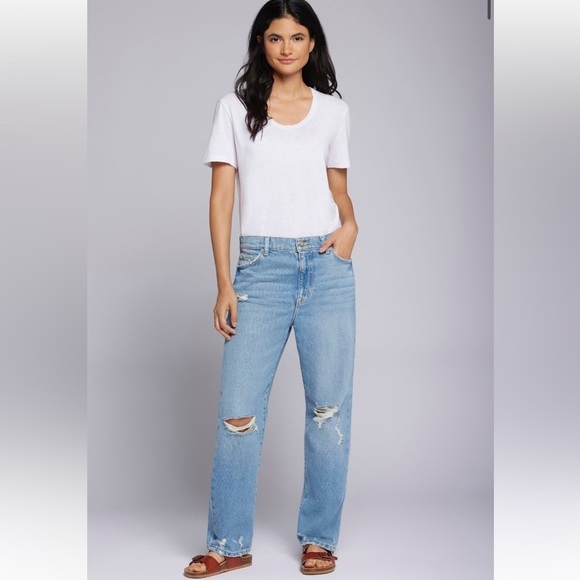 Current Elliott | NWT Size 24 The Boyfriend Original Fit Jeans - Picture 1 of 16